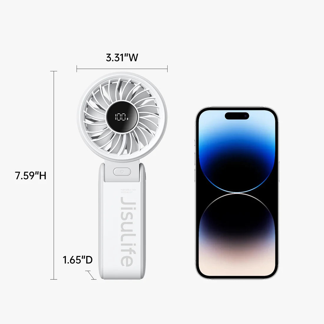 JisuLife Handheld Fan Life 7 3600mAh - Black
