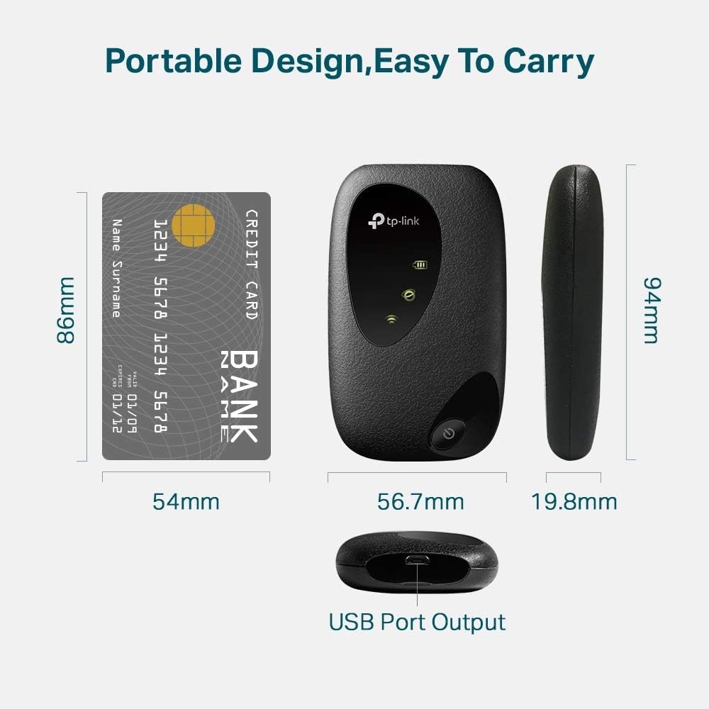 TP Link M7200 4G LTE Mobile WiFi Portable Hotspot Pocket Router TPLink