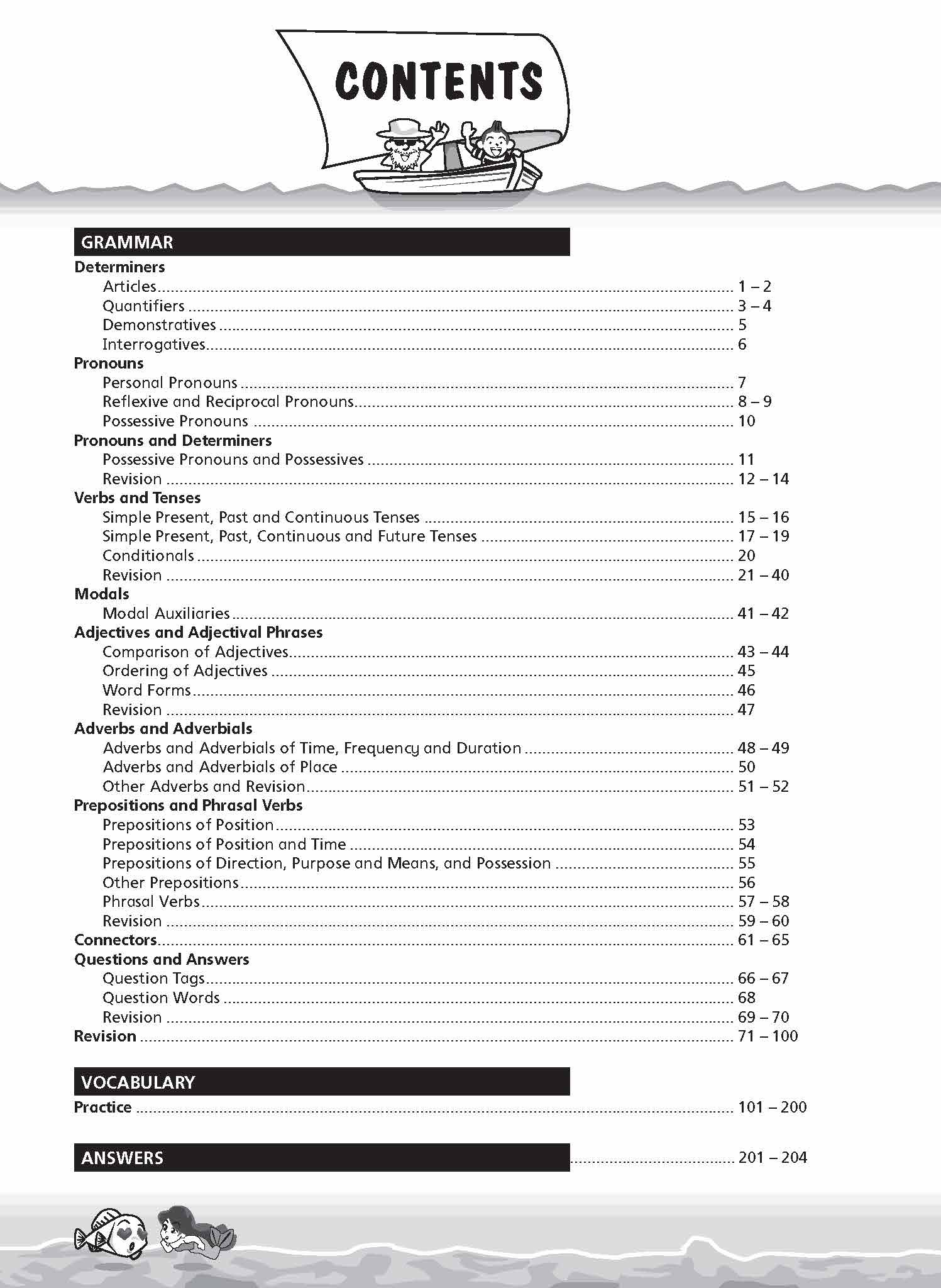Primary 4 New English Grammar & Vocabulary Worksheet