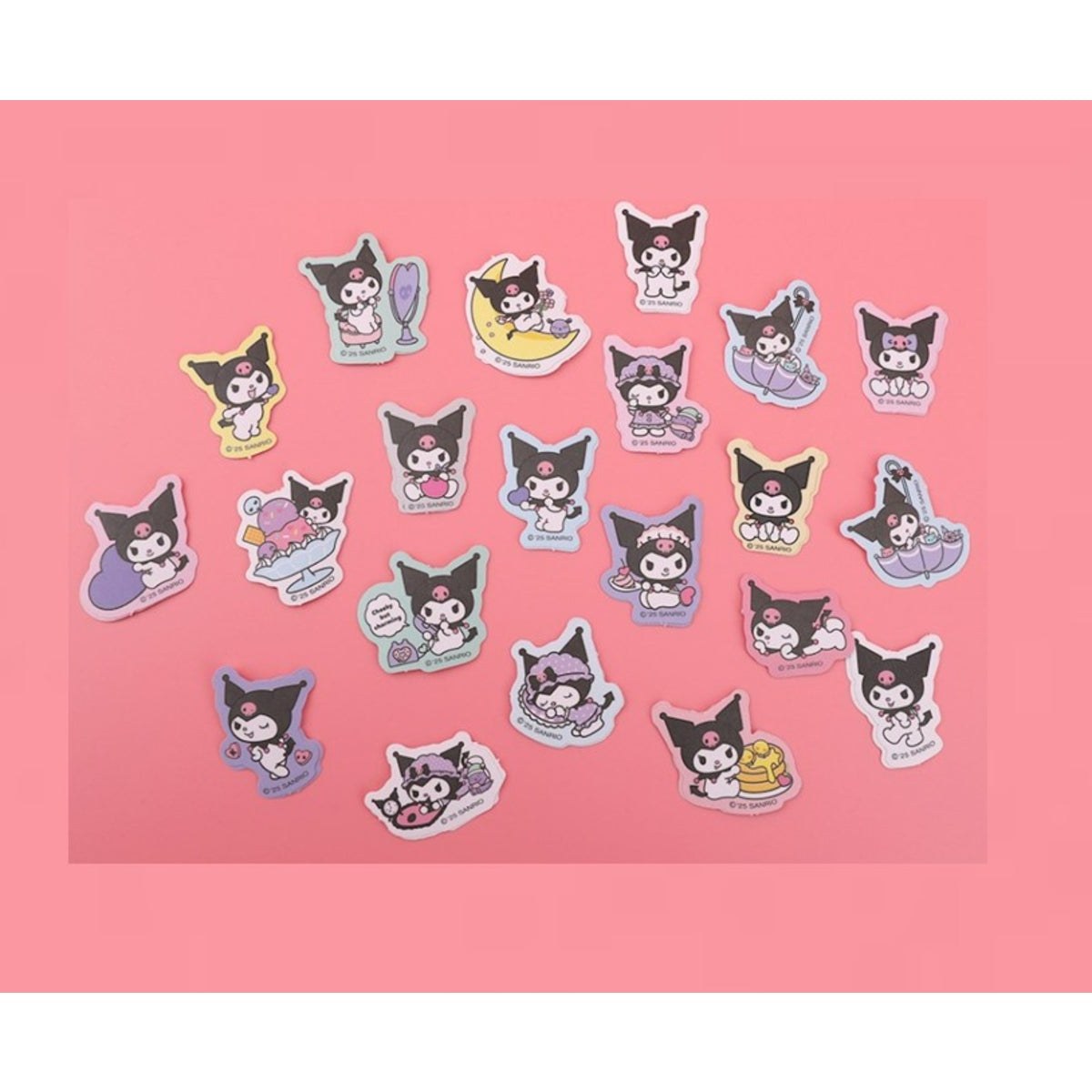 Sanrio Kuromi Sticker Pouch Set