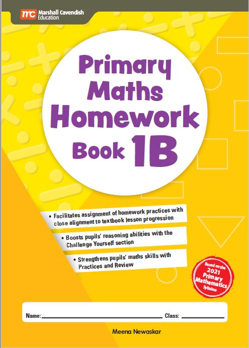 Primary 1b Maths Homework Book