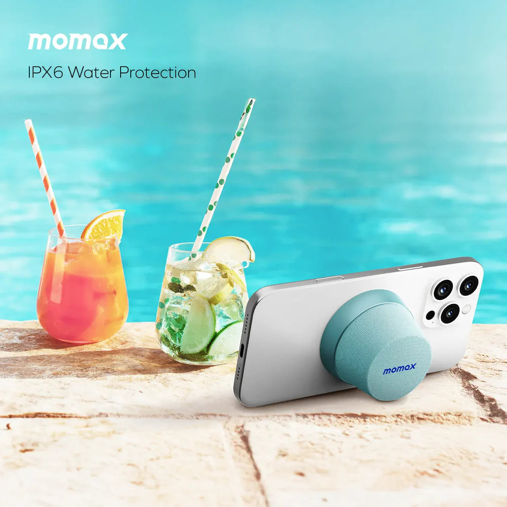 Momax 1-Vibe Go Magnetic Speaker Aqua