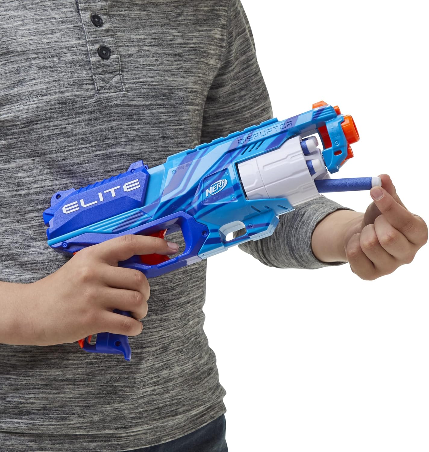 HASBRO NERF ELITE DISRUPTOR BLASTER REFLEX BLUE