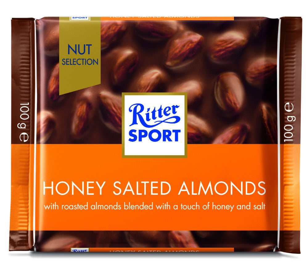 Ritter Sport Honey Salted Almonds 100g
