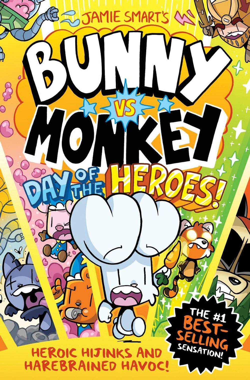 Bunny vs Monkey: Day of the Heroes! (Hardcover)