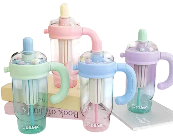 900Ml Water Bottle With Handle - Assorted Colour