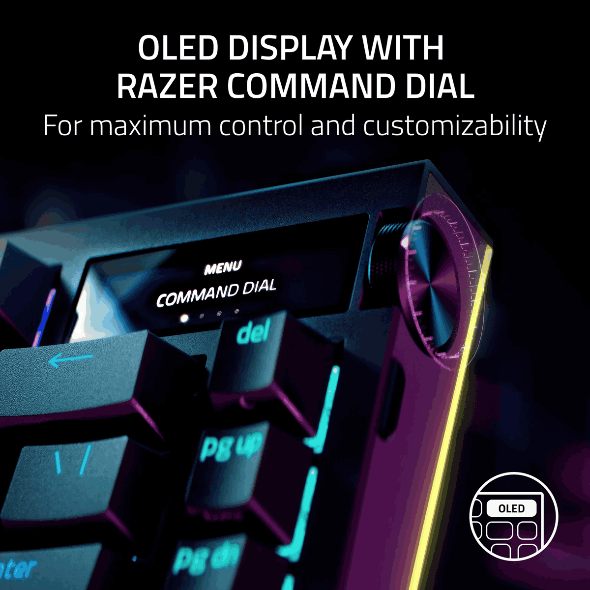 Razer BlackWidow V4 Pro 75% Wireless Hot-Swappable Gaming Keyboard