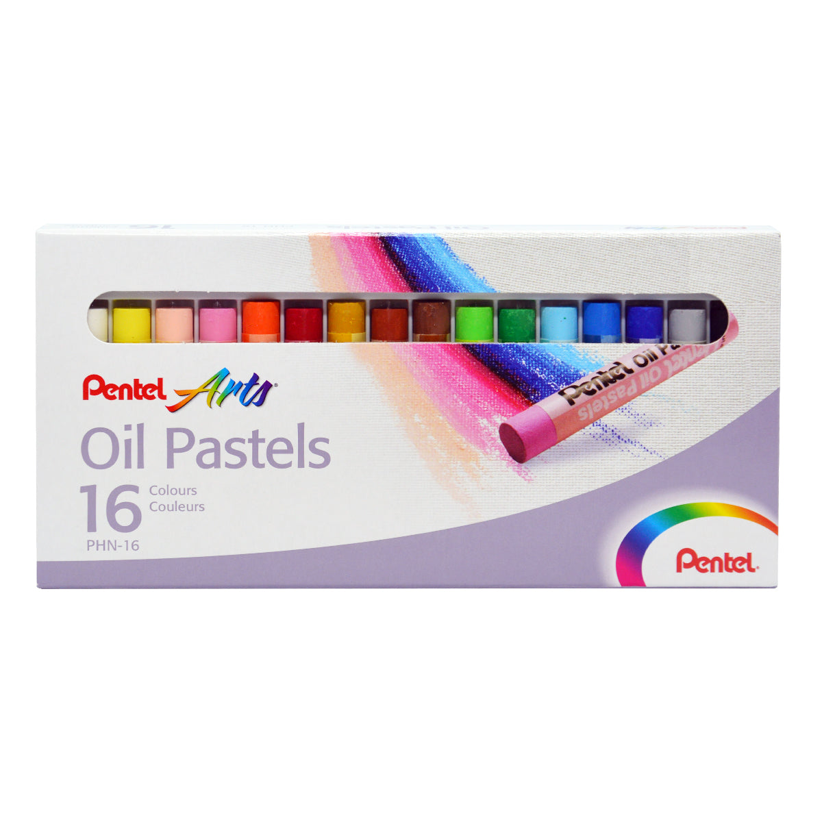 PENTEL Arts Oil Pastel 16 Colours Phn-16