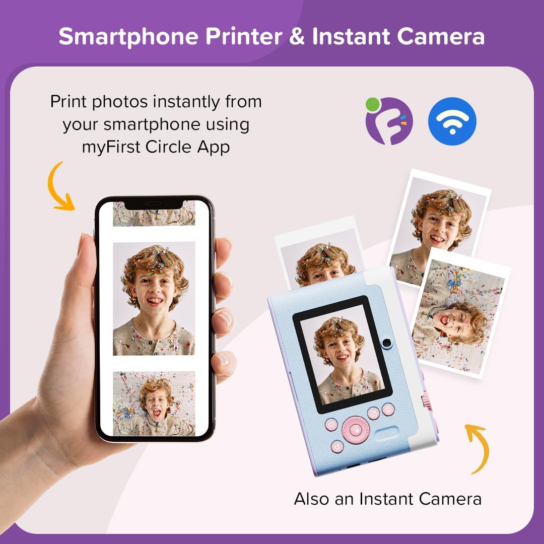 myFirst Insta Lux Instant Camera - Gray