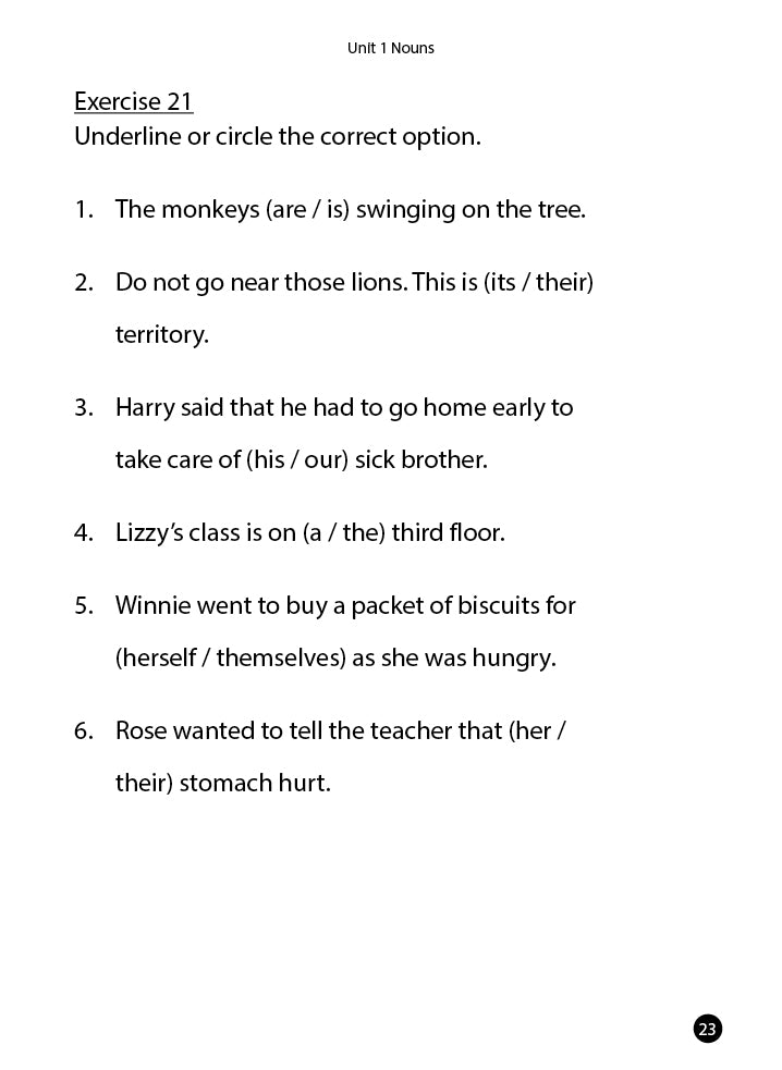 Pre-Primary Preparatory Course English Grammar