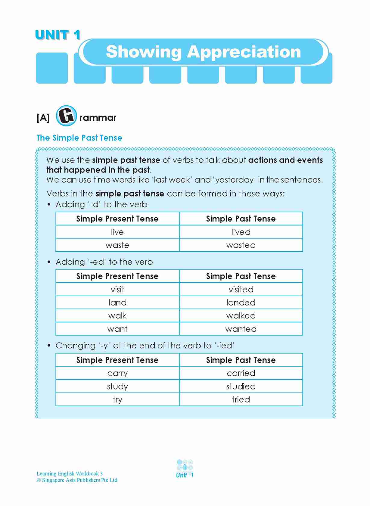 LEARNING ENGLISH Workbook 3