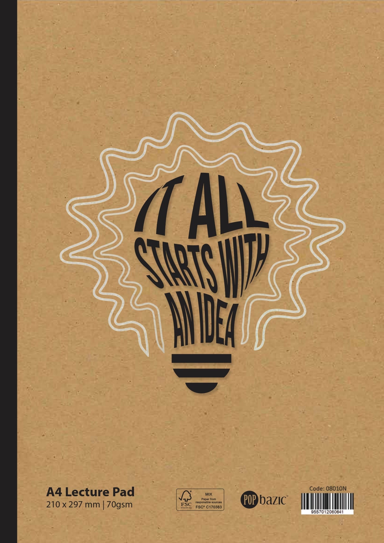 POP BAZIC Fsc Lecture Pad A4 1x5
