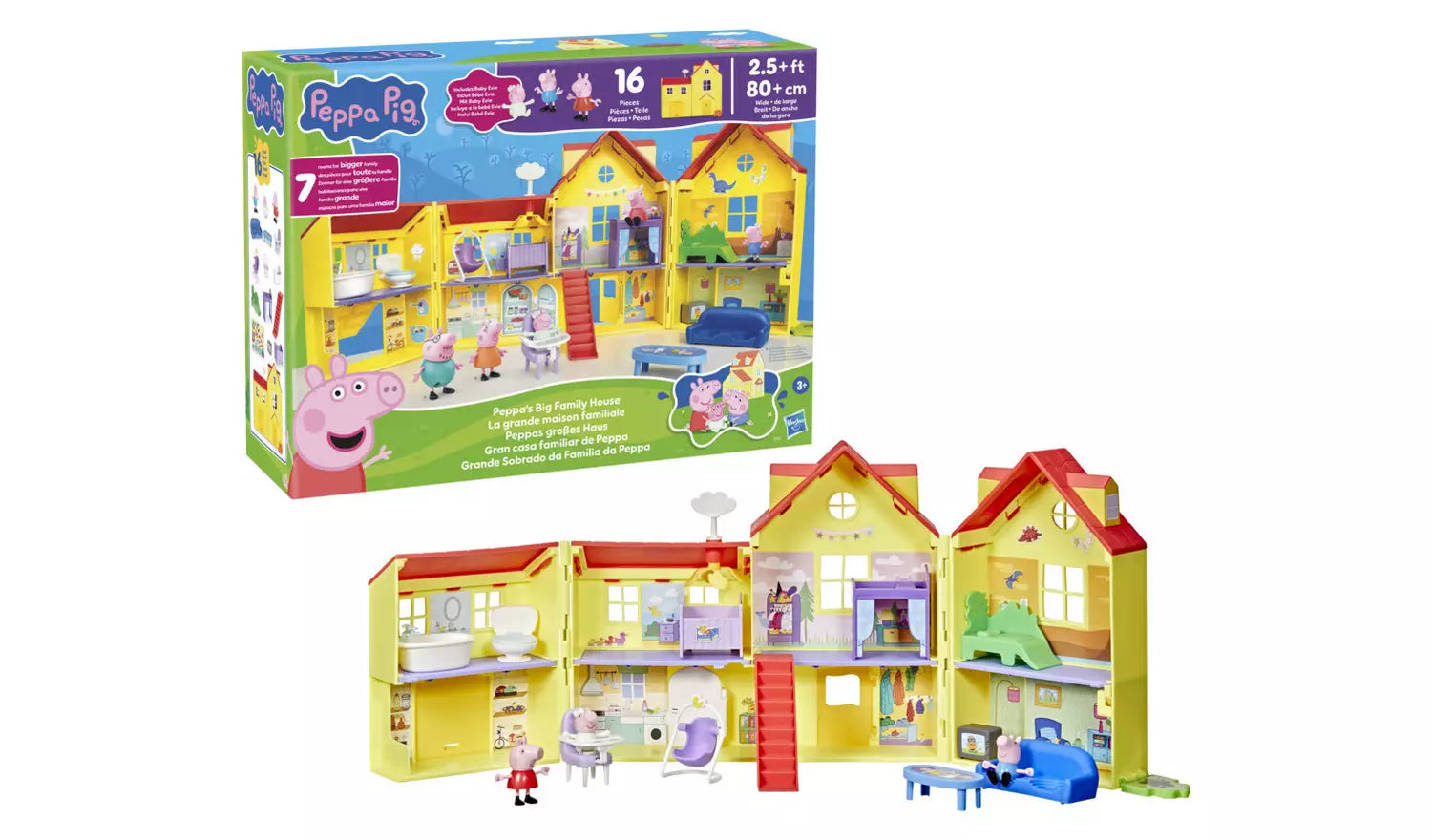 HASBRO PEPPA PIG PEPPAS BIG FAMILY HOUSE