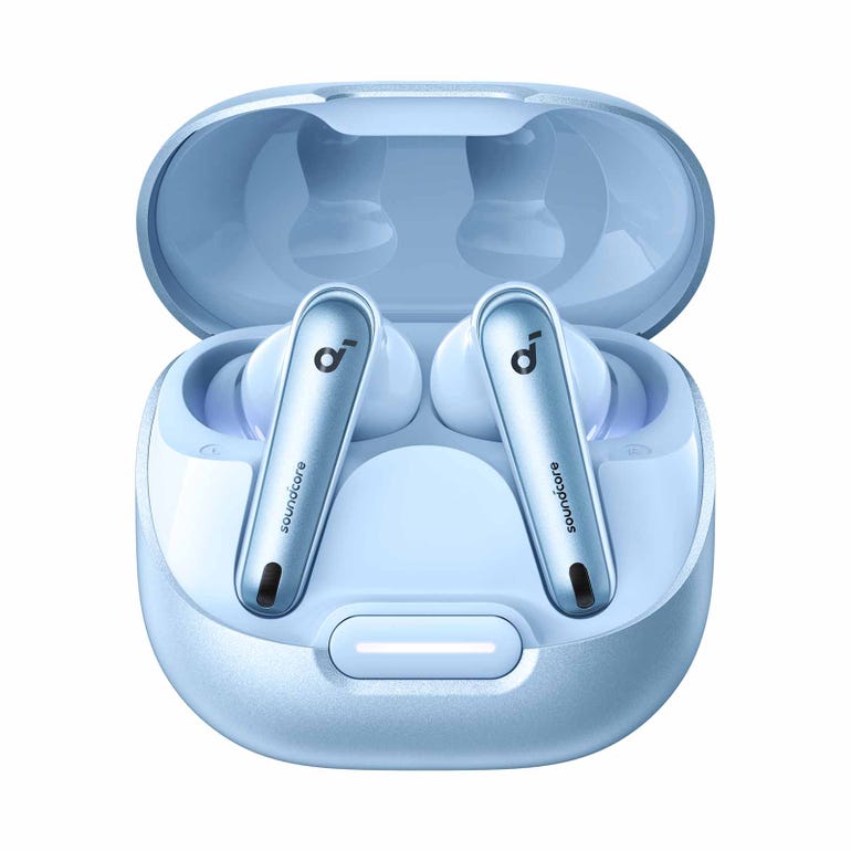Soundcore Liberty 4 NC Earbuds Light Blue