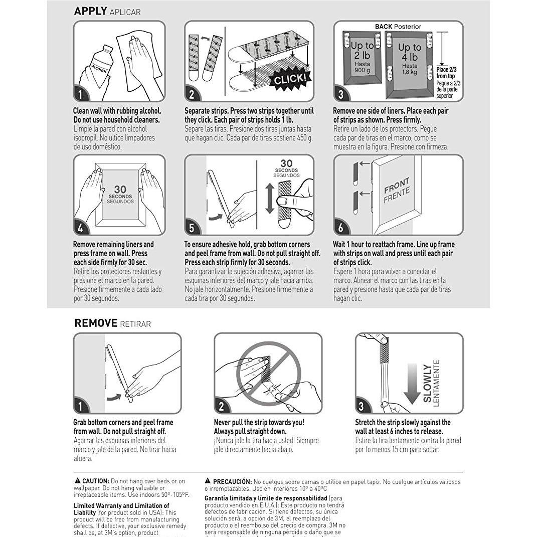 Command™ 17202ANZ Small Picture Hanging Strips