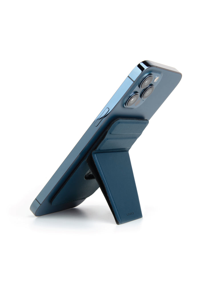 Uniq Phone Accessory (phone Stand, A Hand Grip And Card Holder) (blue)