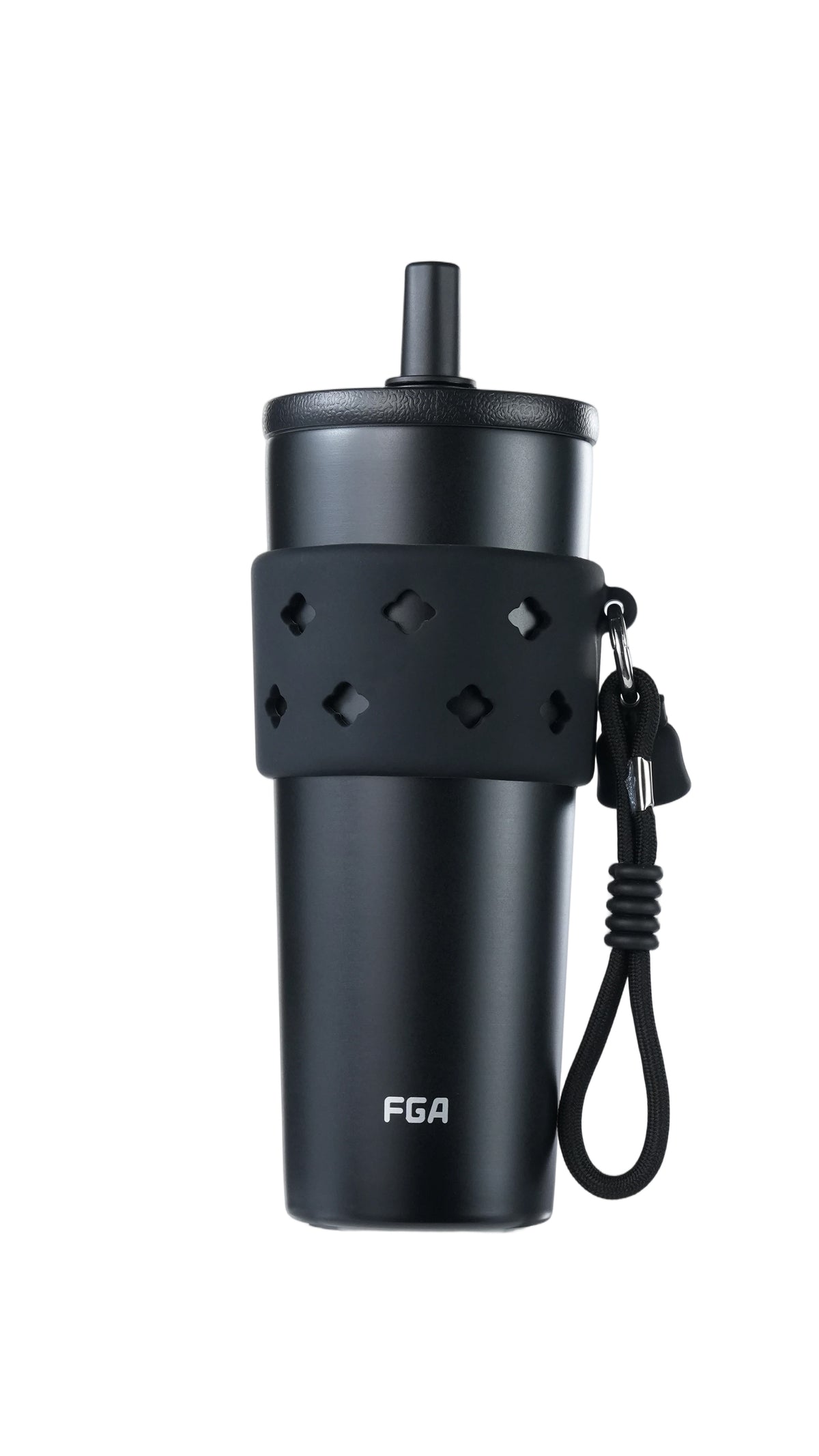 FGA Star Straw Tumbler 720ml - Black