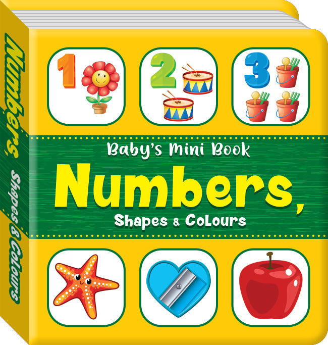 Baby's Mini Book: Numbers, Shapes & Colours 