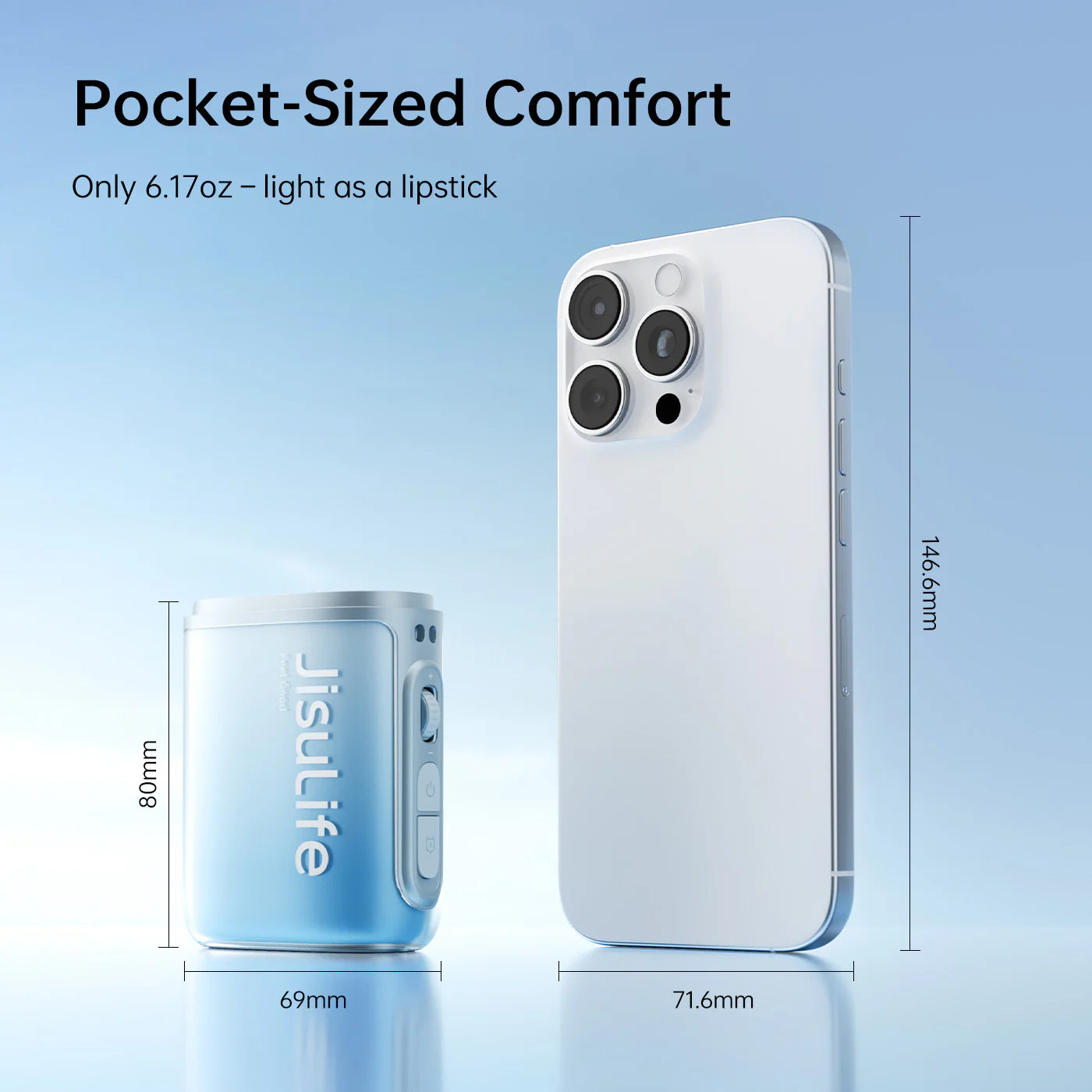 JisuLife Neck Fan Life5 4500mah - Blue
