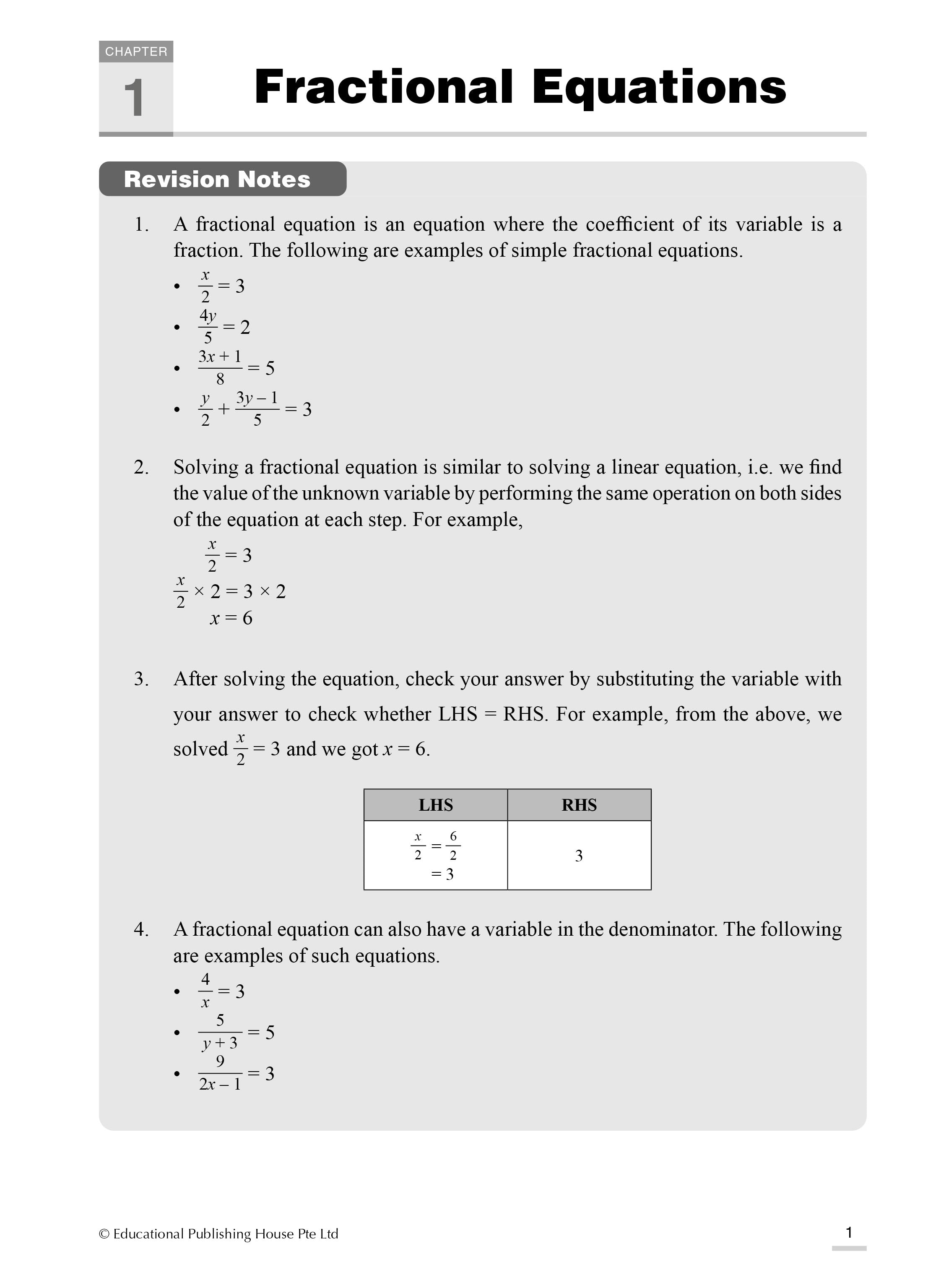 Secondary 4 NT/G1 Maths Topical Revision