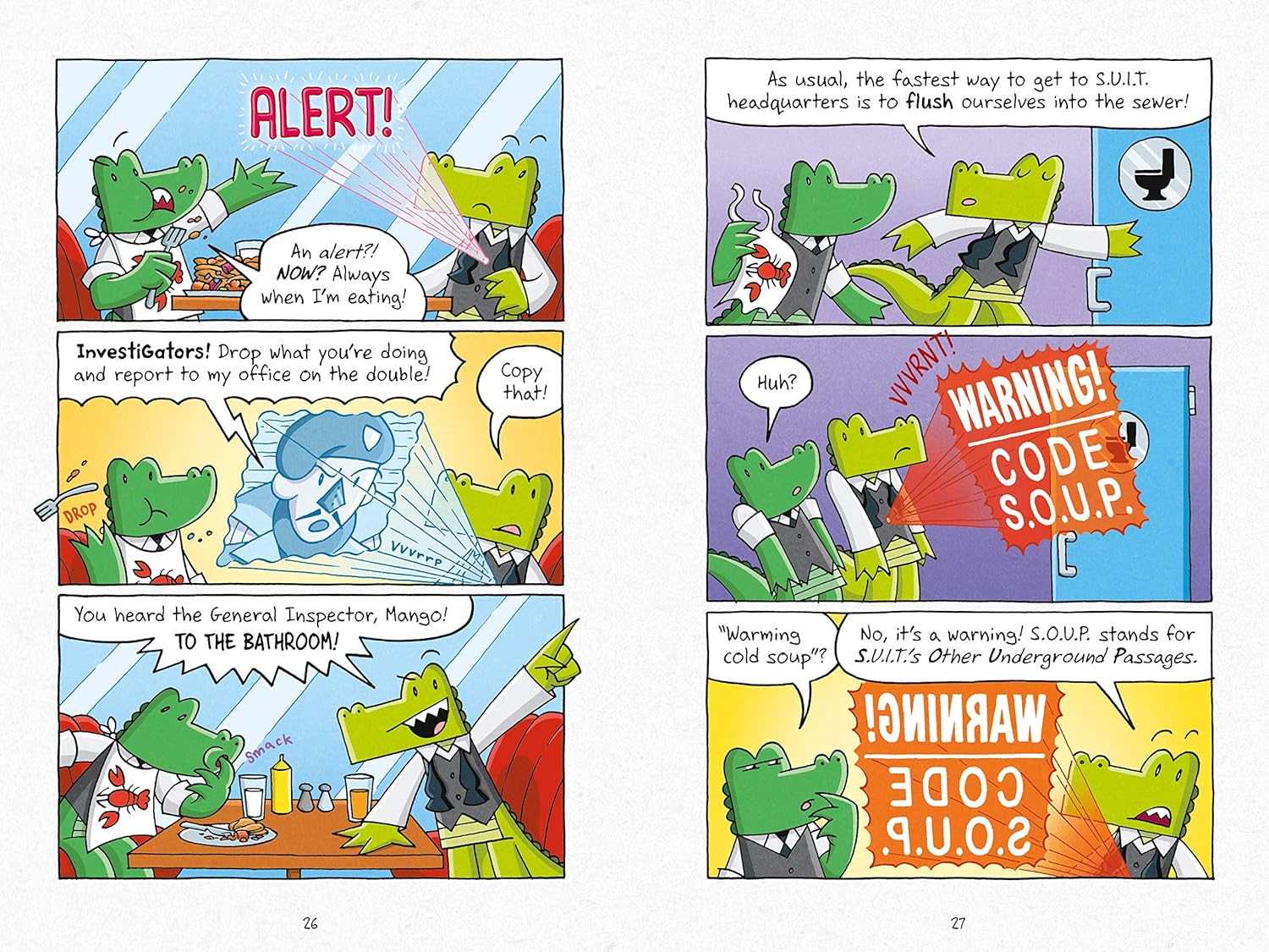 Investigators 02: Take the Plunge - A Laugh-Out-Loud Comic Book Adventure! (Paperback)