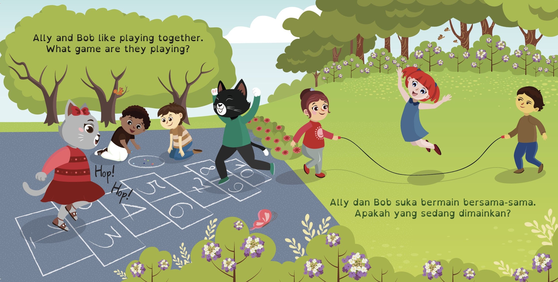 Ally at the Playground (Ally di Taman Permainan)