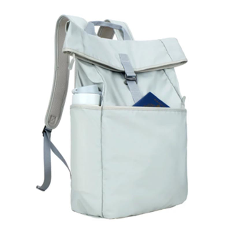 Agva 14.1" Rollable Travel Laptop Backpack - Grey