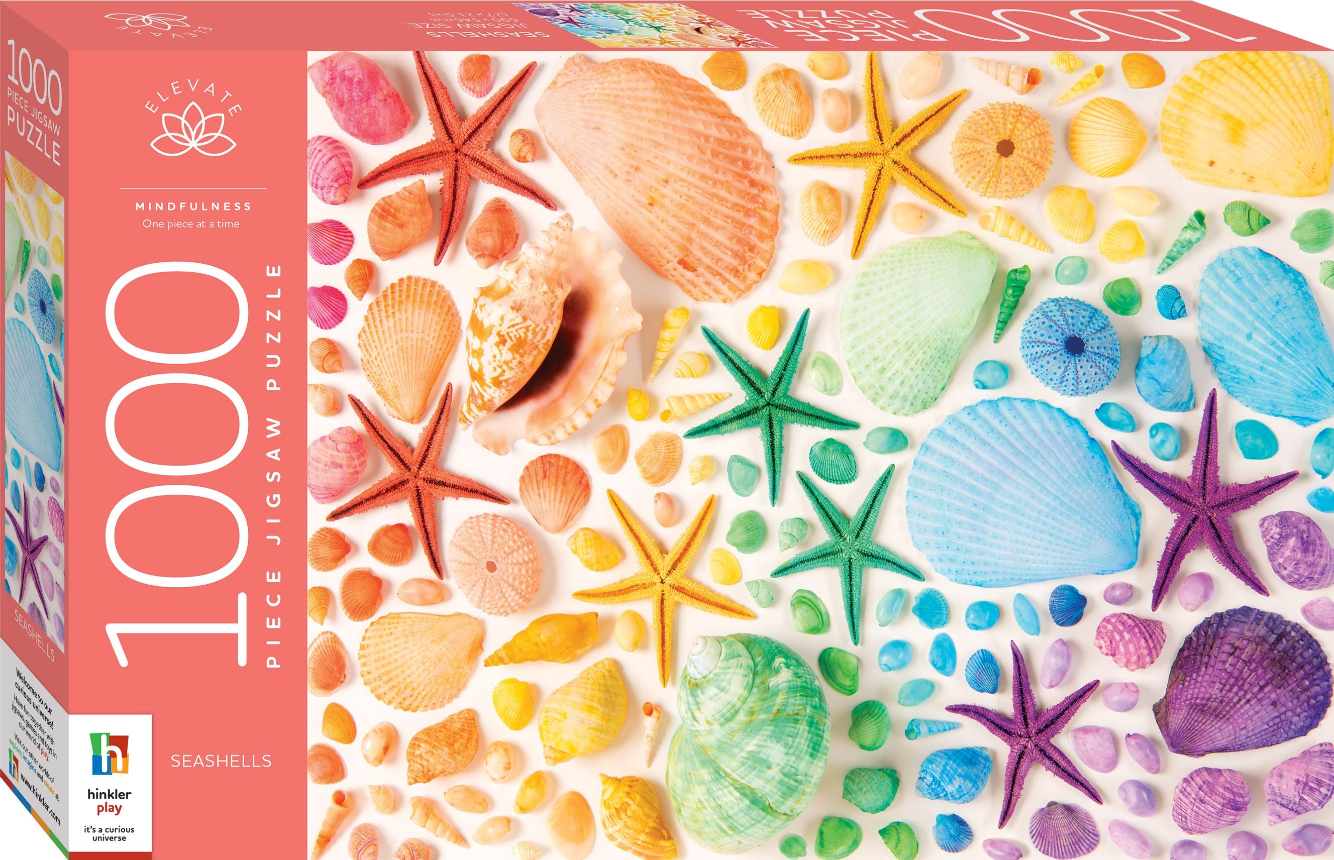 HINKLER ELEVATE 1000 PIECE JIGSAW PUZZLE SEASHELLS