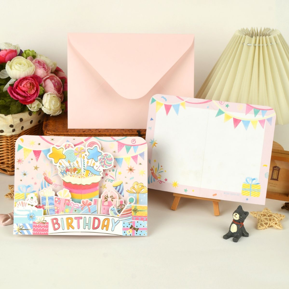 3D Birthday Cards Wish 2510