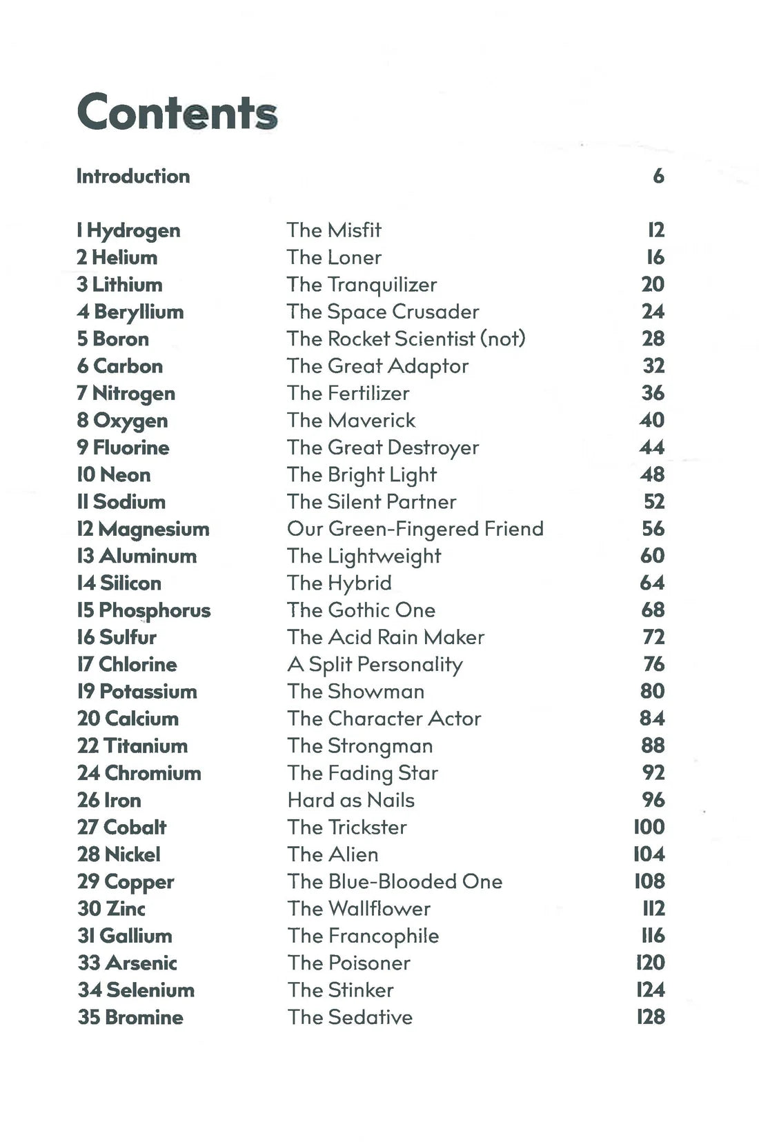 The Secret Lives Of Elements