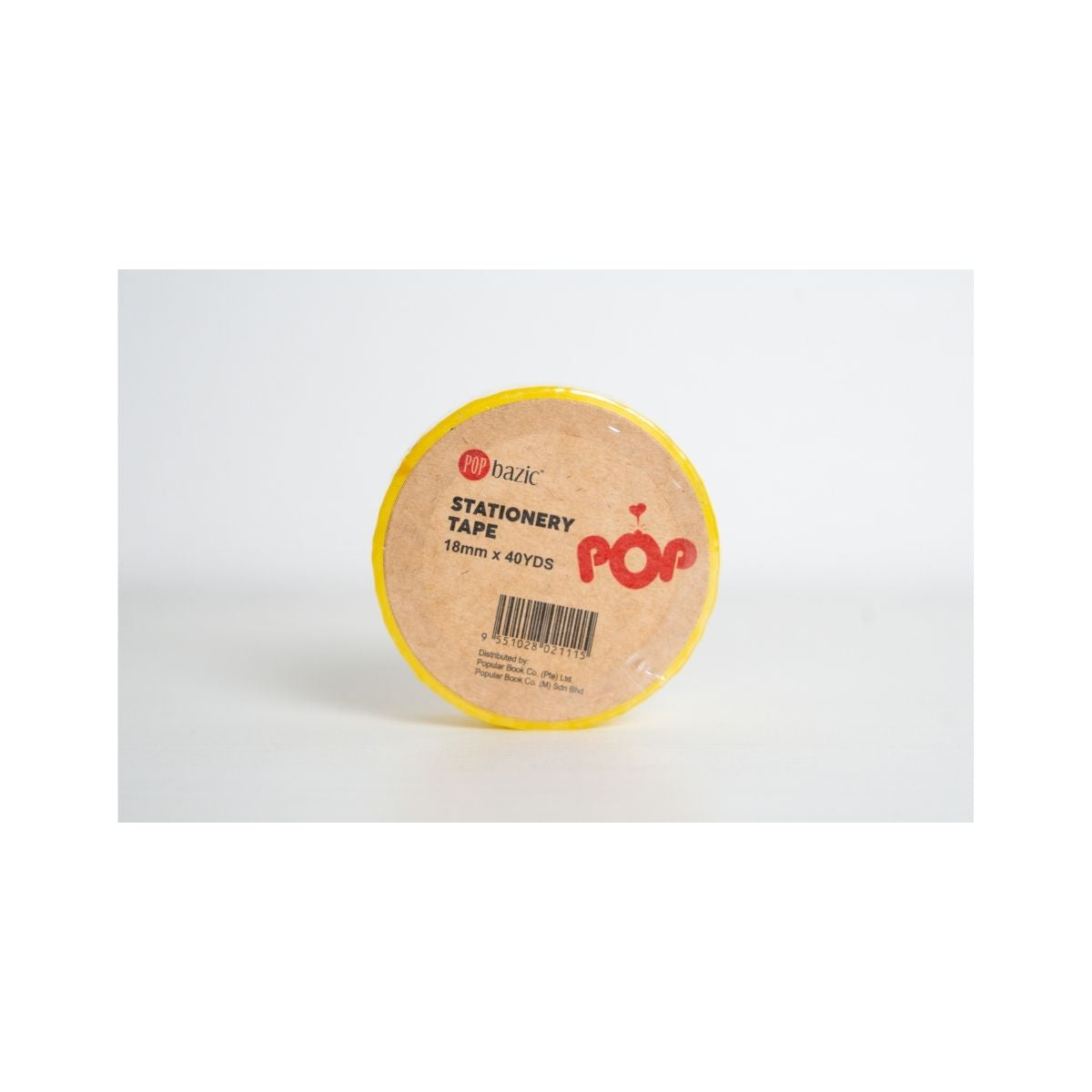Pop Bazic Stationery Tape 18mm x 40 Yards