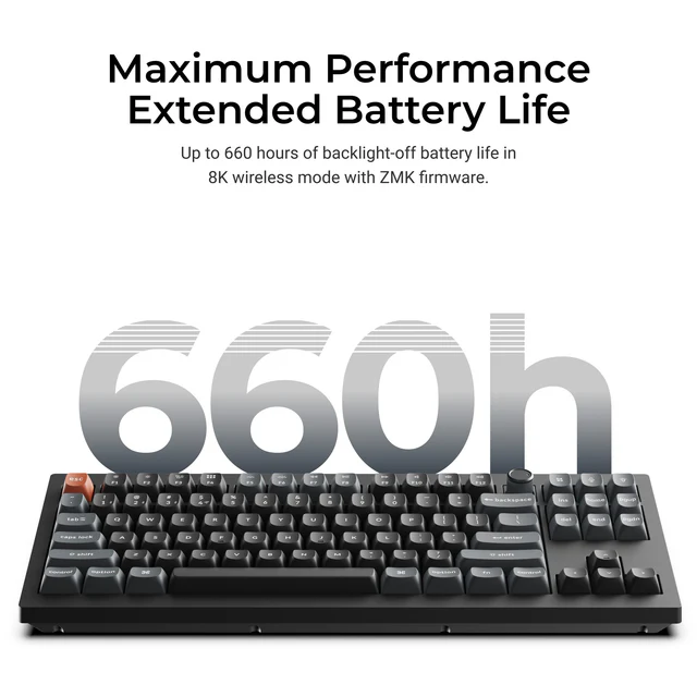Keychron V3 Ultra 8K Wireless Custom Mechanical Keyboard - Red