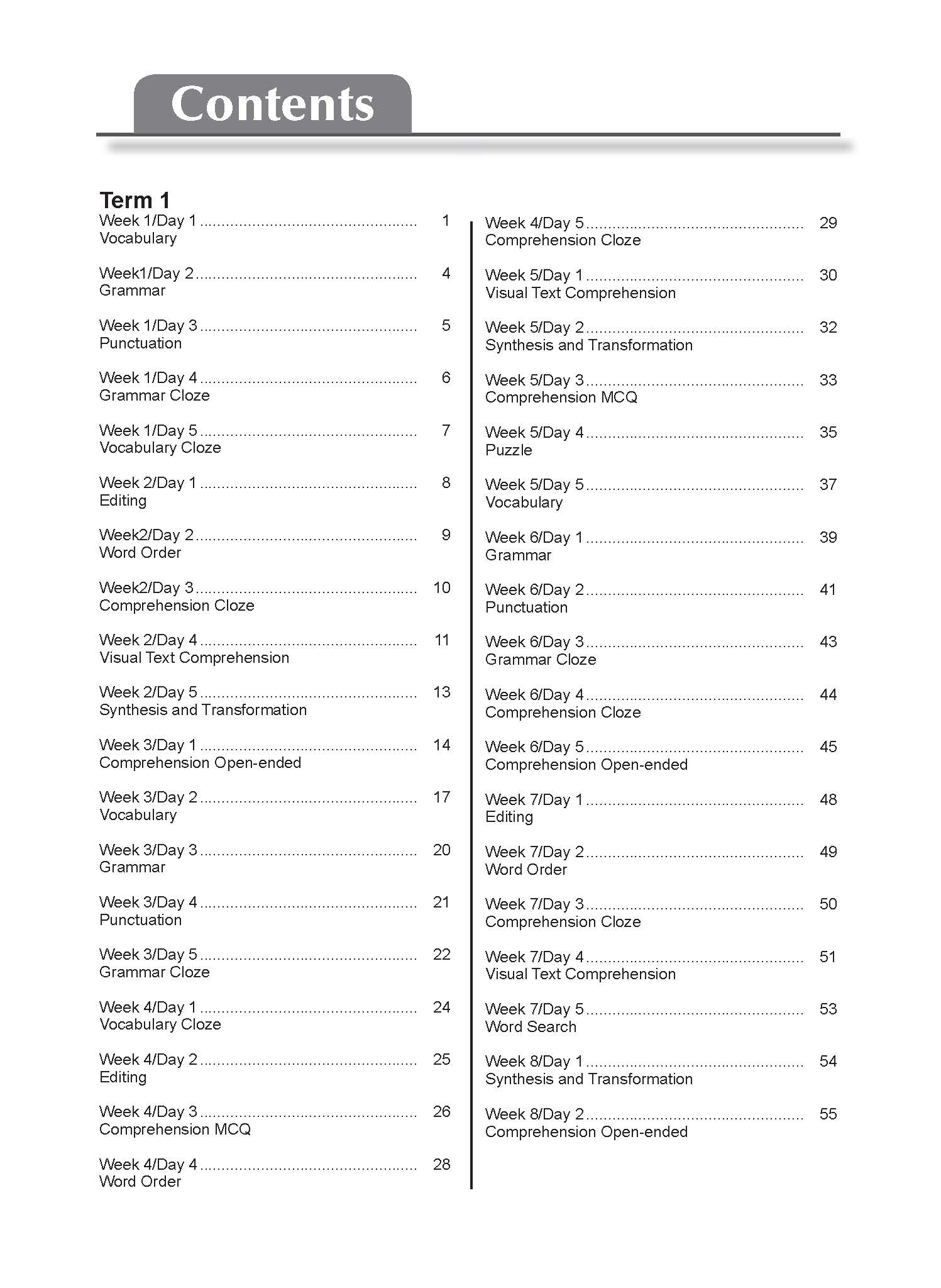 Primary 2 Daily Dose Of English 