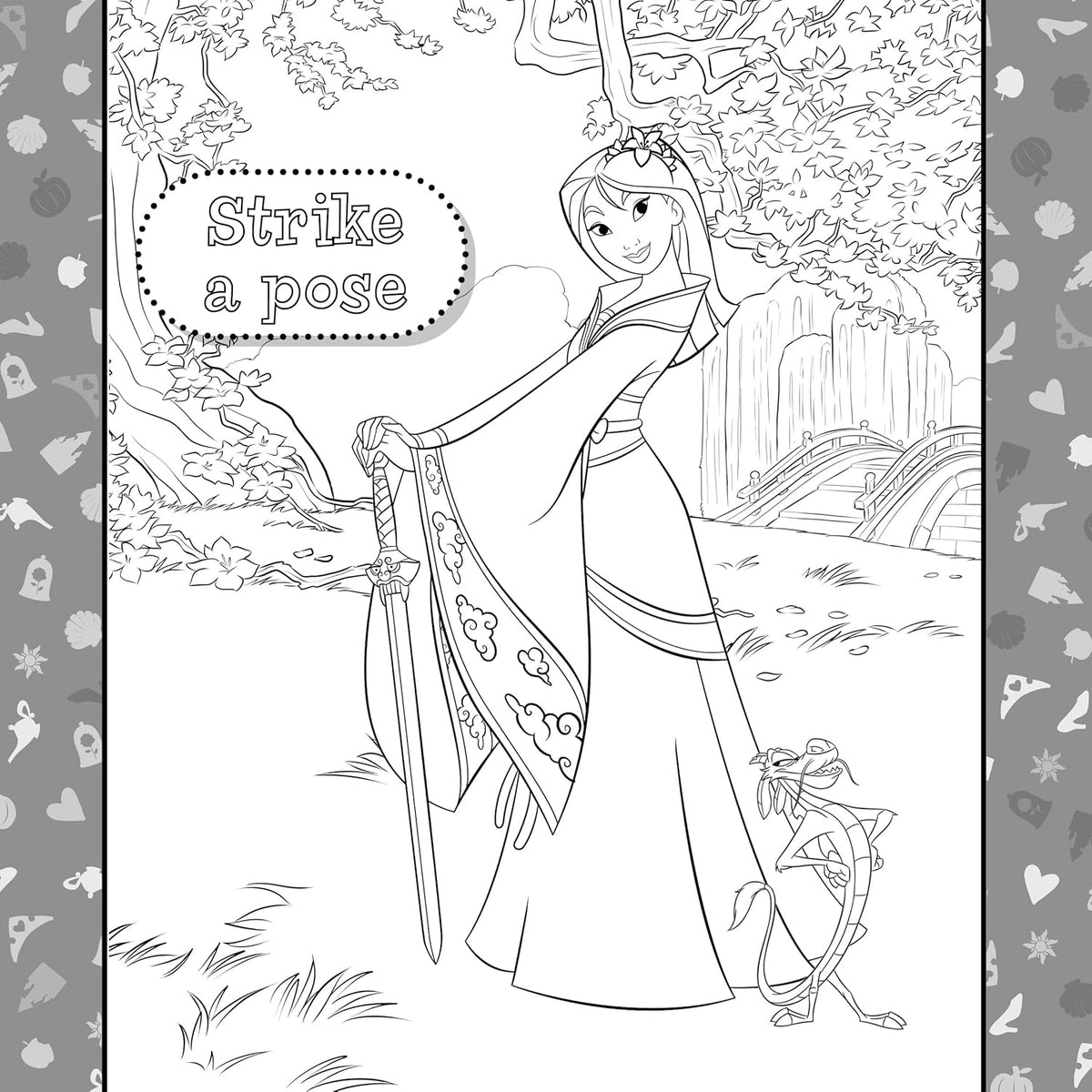 Disney Princess: Colourmania (Colouring Book and Felt-Tip Pens) Paperback