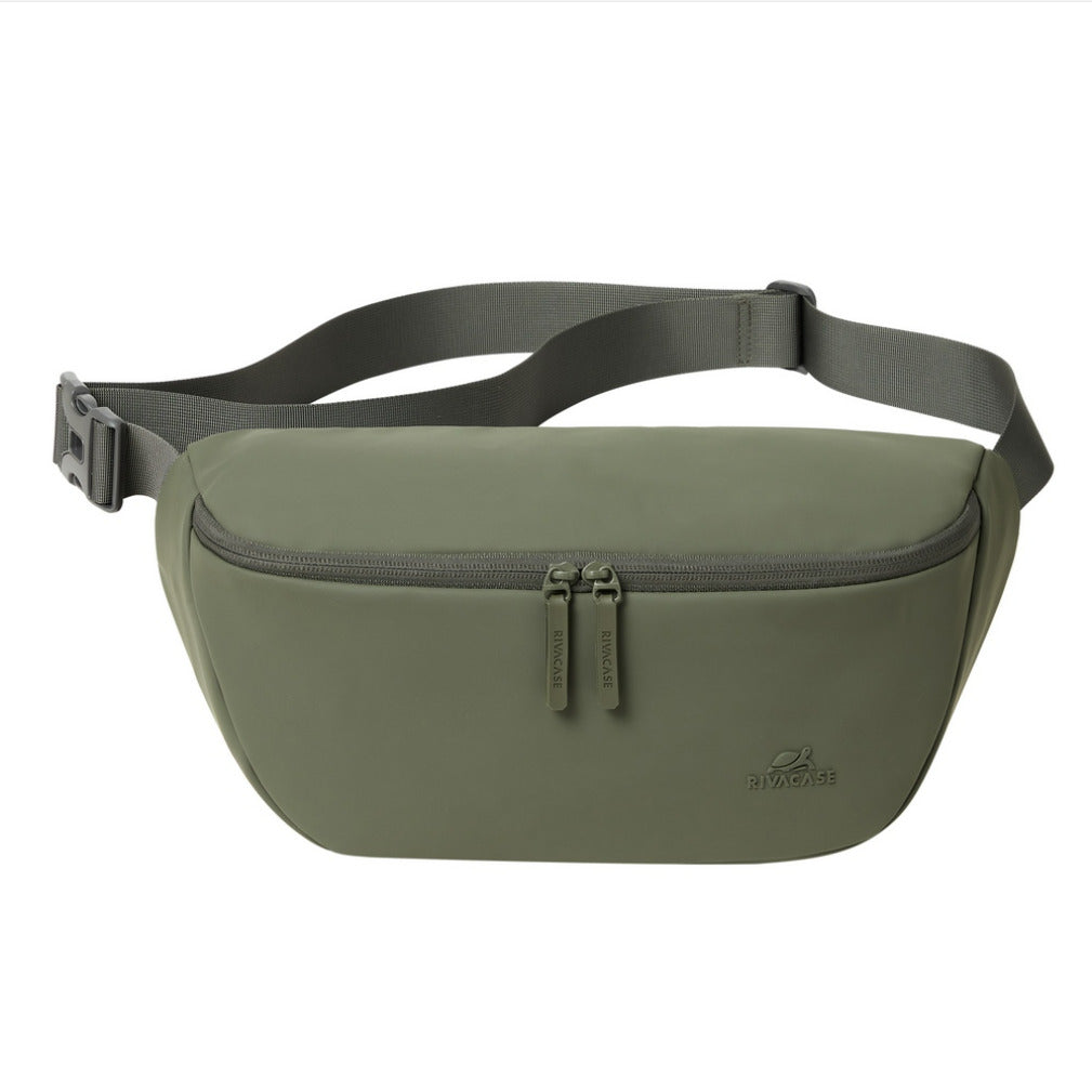 Rivacase 7814 Eden-ECO Waist/Sling Bag, Size L - Olive Green