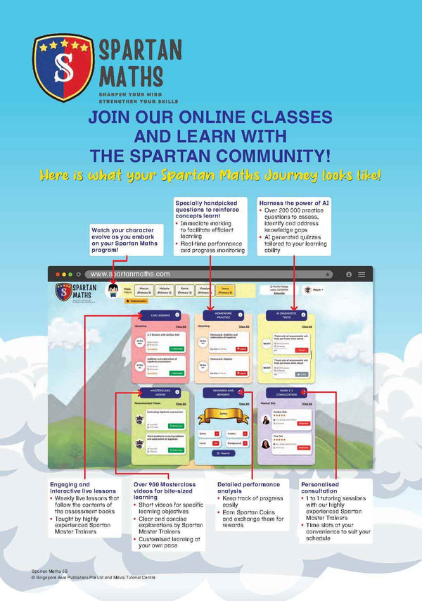 Primary 6B Spartan Maths (Levels 112 to 118)