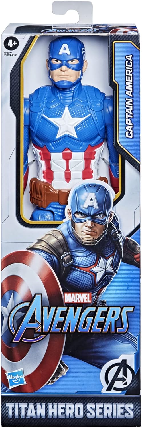 MARVEL AVENGERS TITAN HERO SERIES CAPTAIN AMERICA ACTION FIGURE
