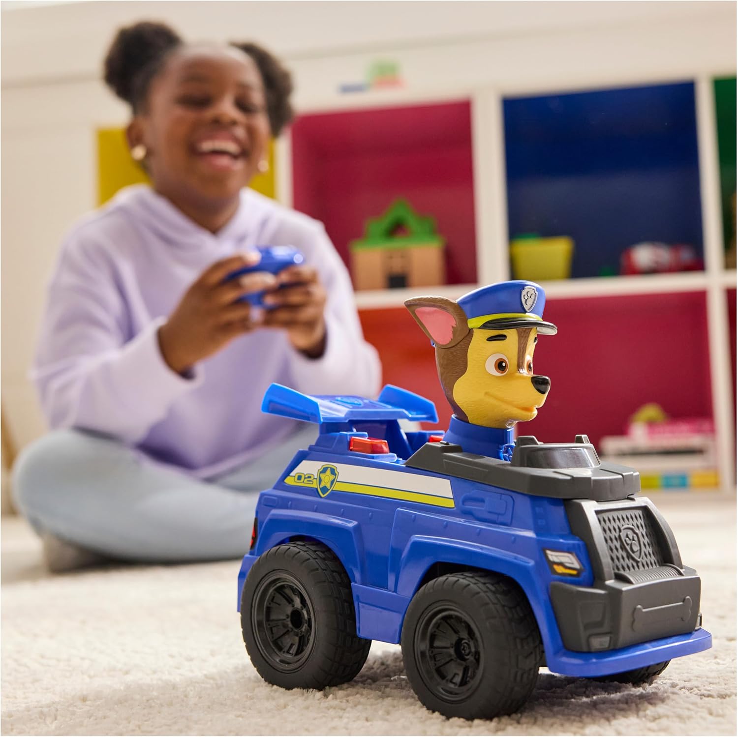 PAW PATROL CHASES REMOTE CONTROL POLICE CAR