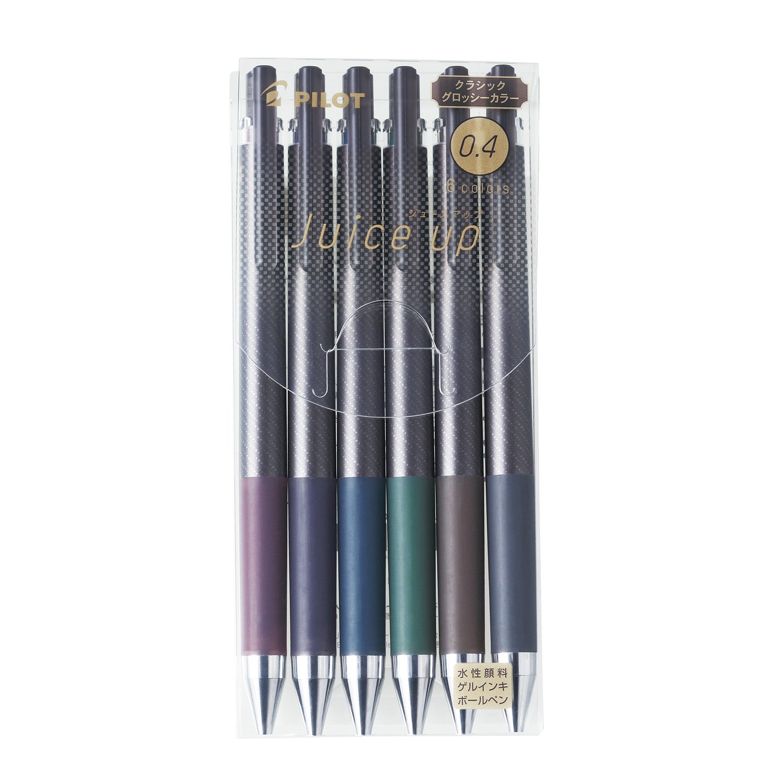 Pilot Juice Up Gel Pen 0.4mm Classic Glossy Set Of 6 Colors