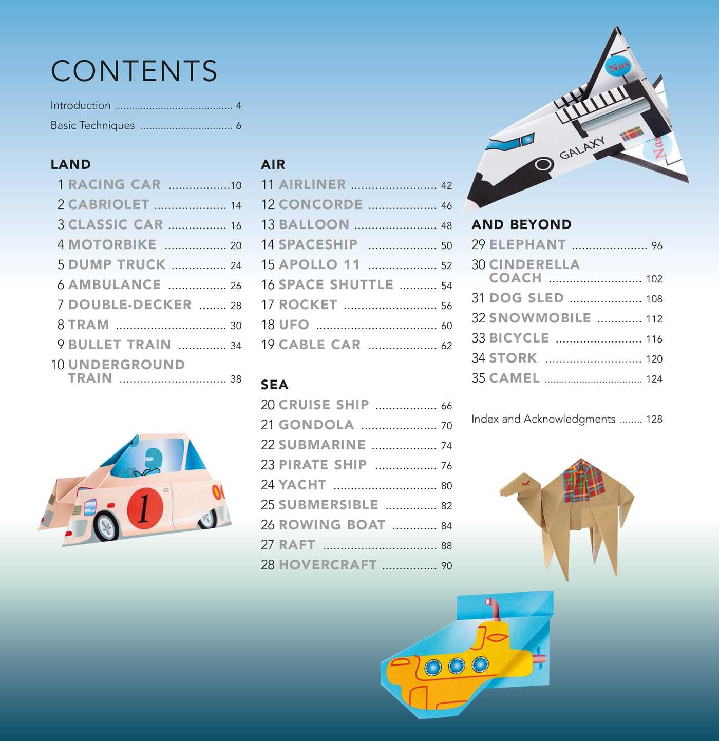 Origami Transport: 35 origami cars, trains, boats, planes, and more (Paperback)