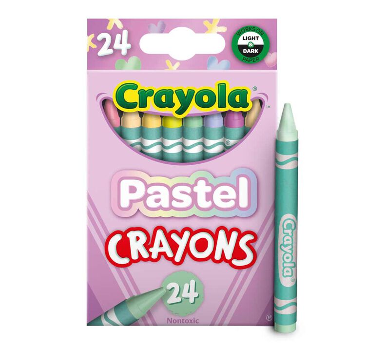 Crayola Crayons Pastel 24's 521835 