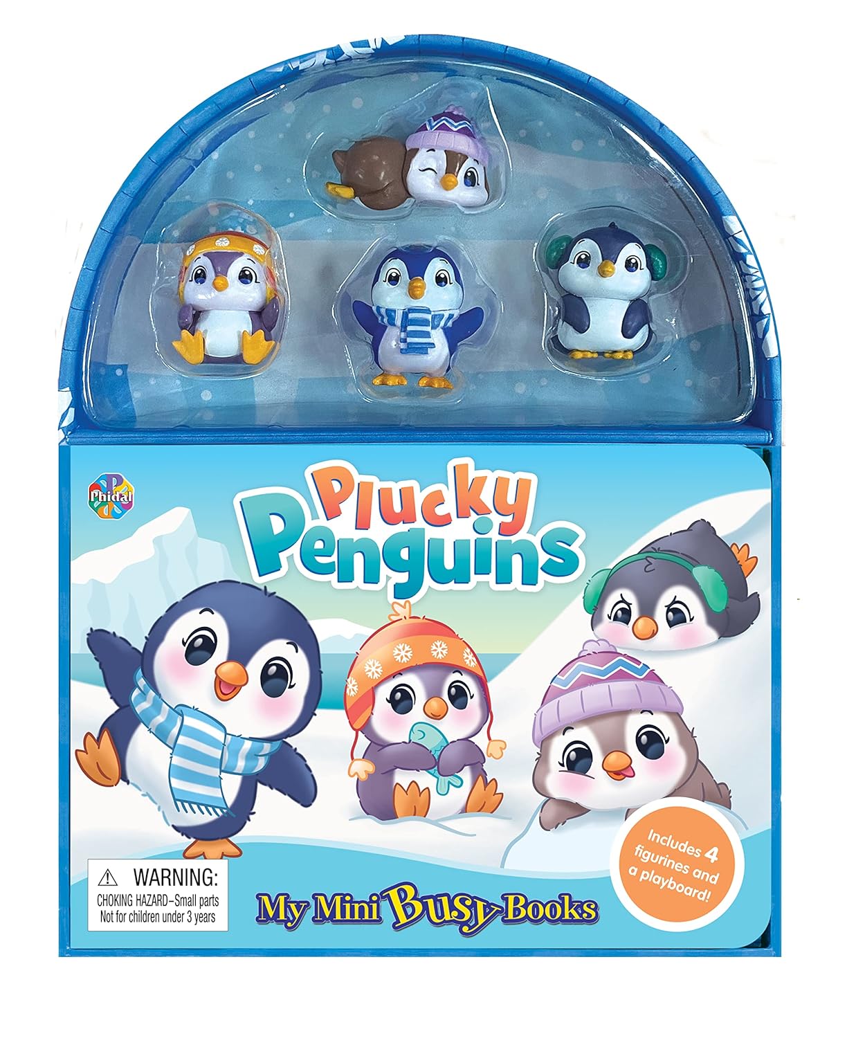 Plucky Penguins (My Mini Busy Books) – Board Book