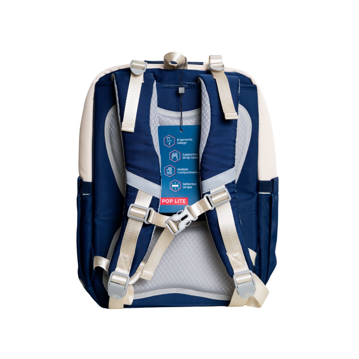 Pop Lite Ergonomic School Backpack – Dark Blue