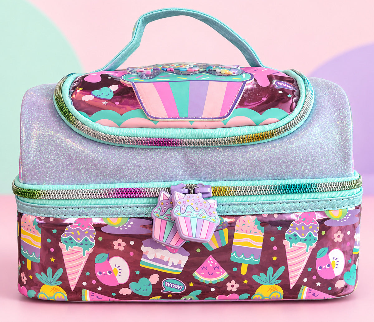 Double Layer Lunch Bag – Assorted Design
