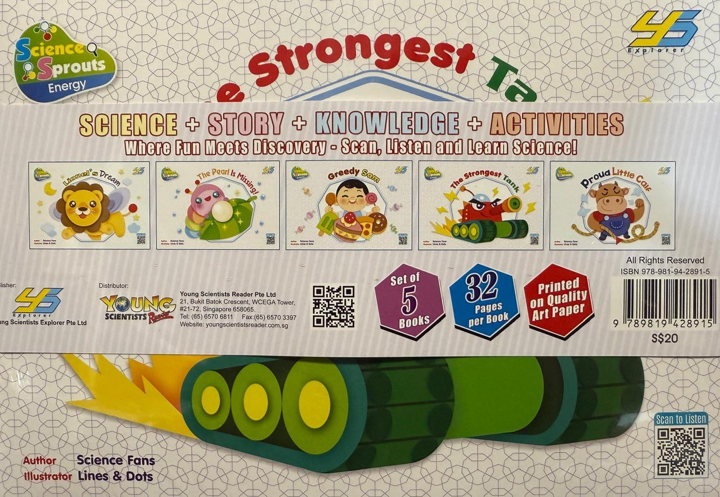 Pre-School Science Sprouts Pack 2 (Set Of 5 Books)