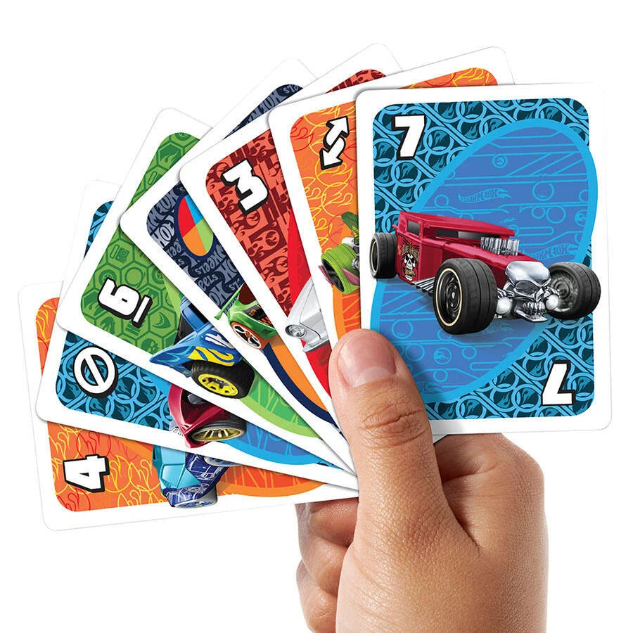 MATTEL UNO EXPRESS HOT WHEELS CARD GAME