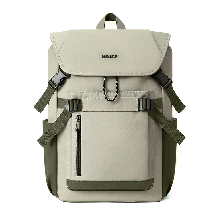  MMr. Ace Two Tone Backpack (Grey & Dark Green) 