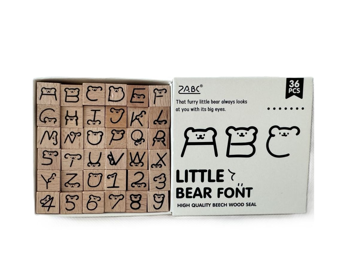 Assorted Alphabet 36Pcs Stamper Set