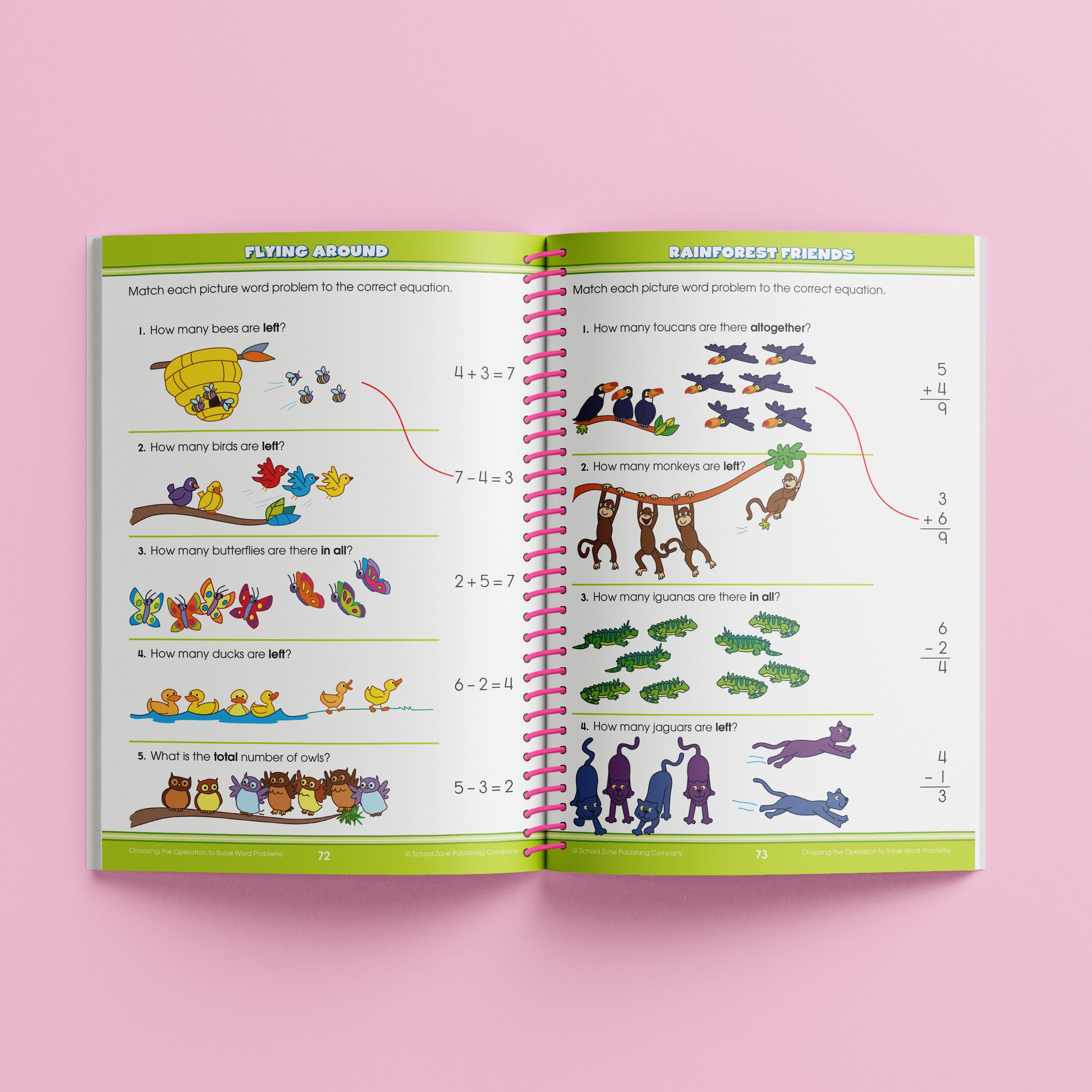 School Zone Big Spiro Workbook Maths
