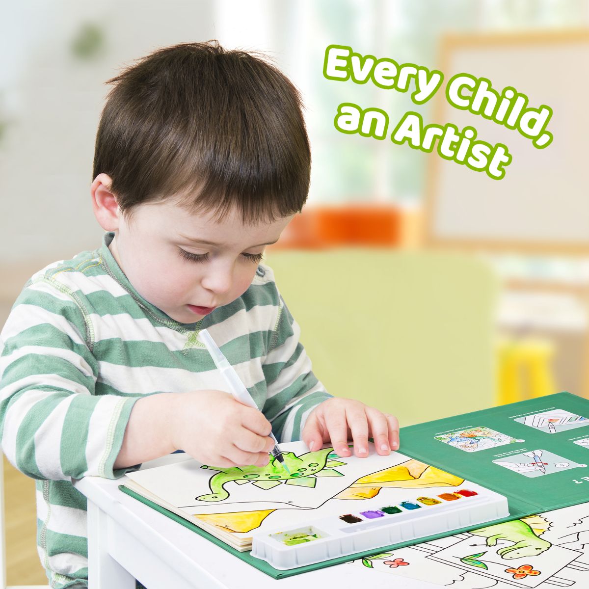 JOYCAT WATER COLOUR PAINTING DINO